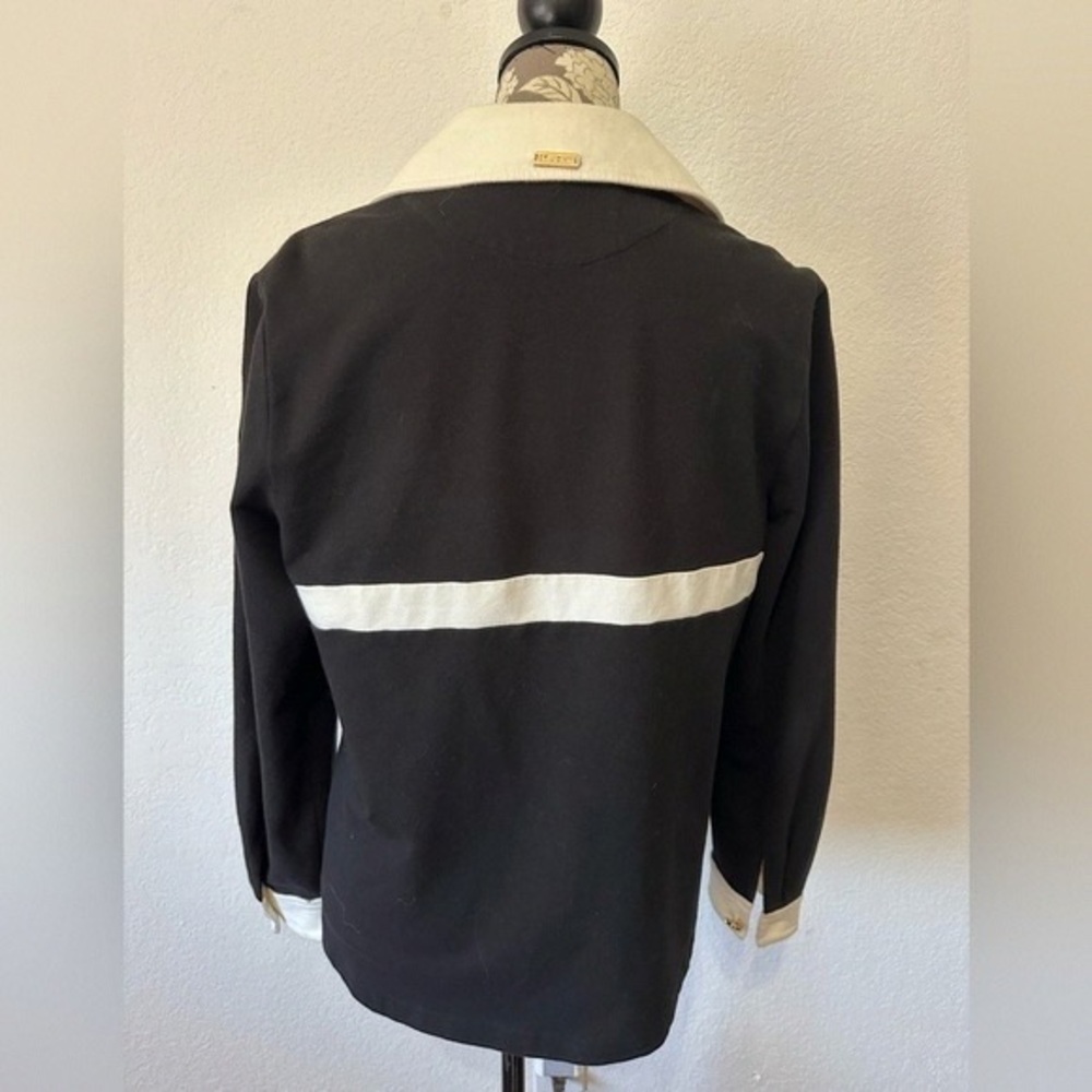 Black and White Button-Up Jacket - image 3